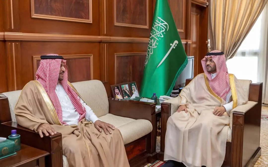سمو نائب أمير حائل يستقبل رئيس مجلس إدارة جمعية جاه لإصلاح ذات البين بالمنطقة